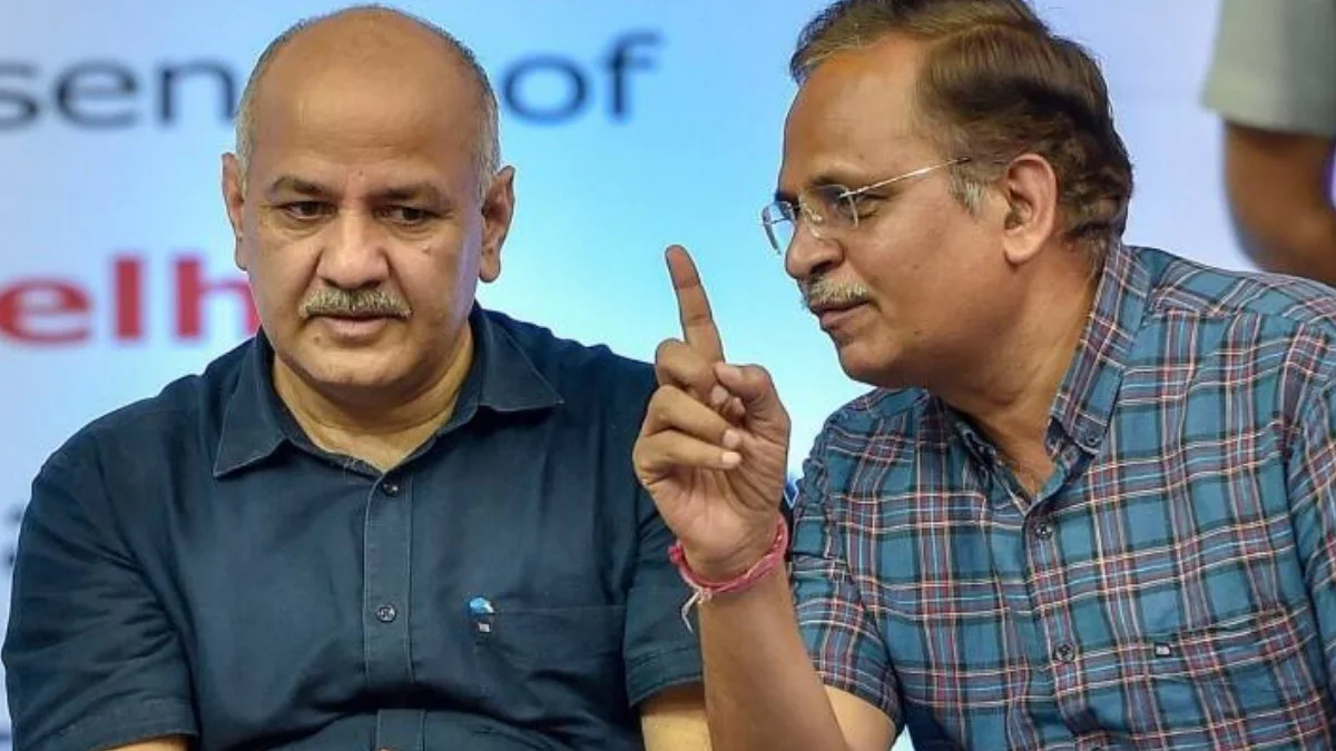 manish sisodia and satendra jain fir