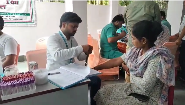 Service, compassion and health: An inspiring free health check-up camp was organized in Vaishali