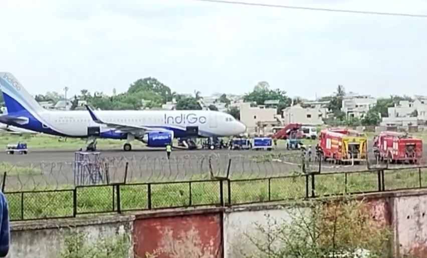 बम धमकी के बाद नागपुर एयरपोर्ट पर खड़ा इंडिगो विमान, सुरक्षा जांच में जुटी टीम