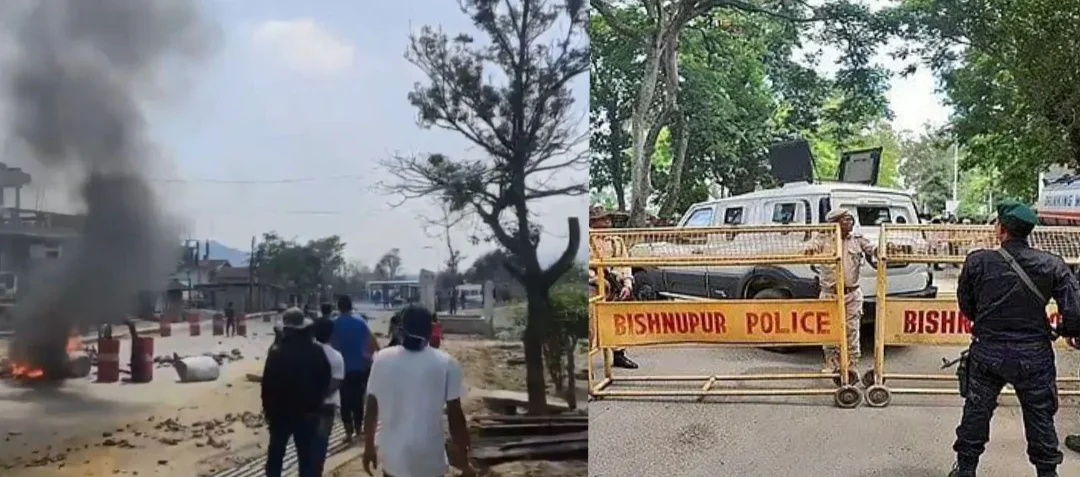 अरामबाई तेंगगोल की गिरफ्तारी के बाद बवाल, इंटरनेट सेवा ठप