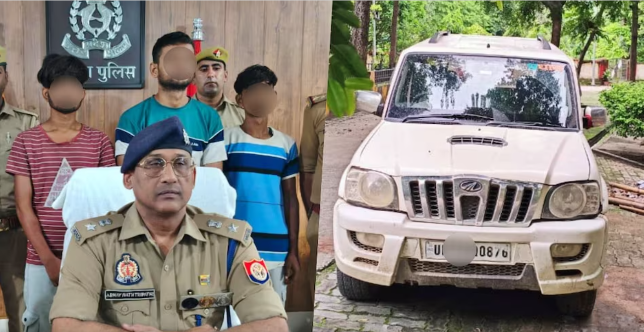 Son's horrific conspiracy in Etawah: He was already angry at his mother's second marriage, got her crushed to death by a Scorpio